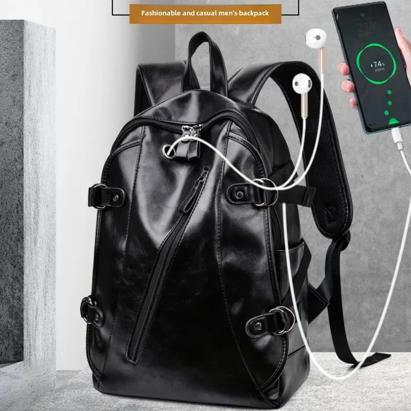 sac à bandoulière vintage en cuir pu souple pour homme, sac de travail étanche, décontracté, grande capacité, voyage, sr, homme, ordinateur portable
