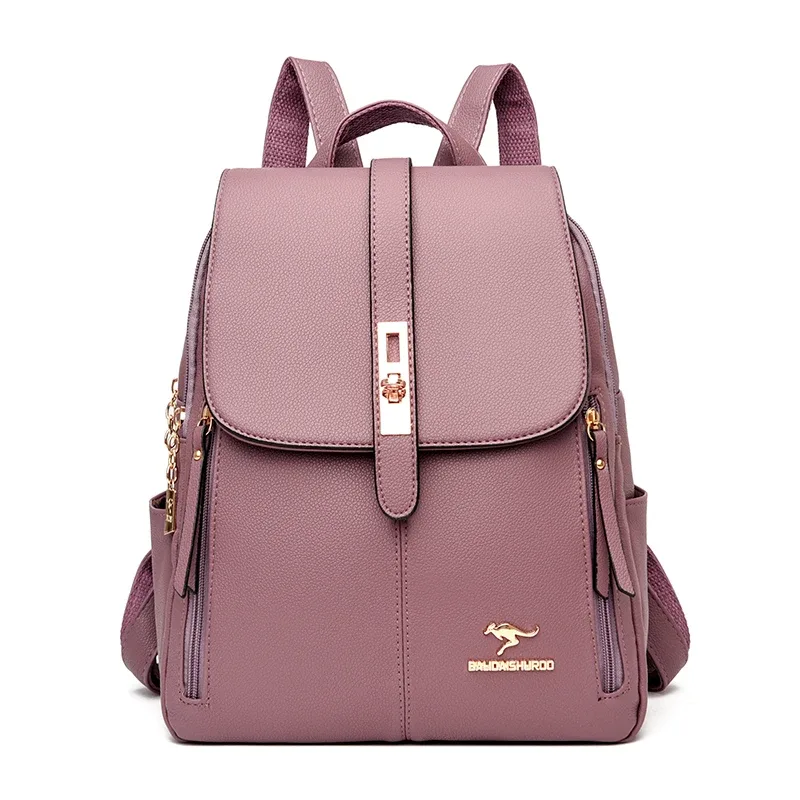 sac à dos vintage grande capacité pour femme, en cuir de haute qualité, sac de voyage, sac d'école, sac à dos, sac à livres