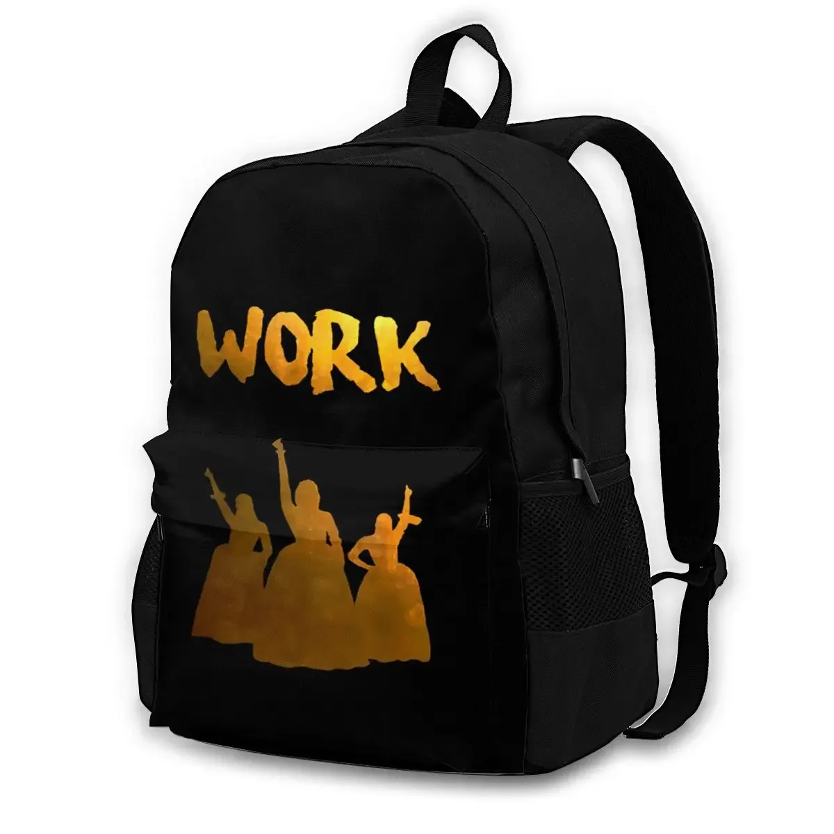 grand sac à dos musical en polyester pour jeune, joli sac de voyage pour jeune