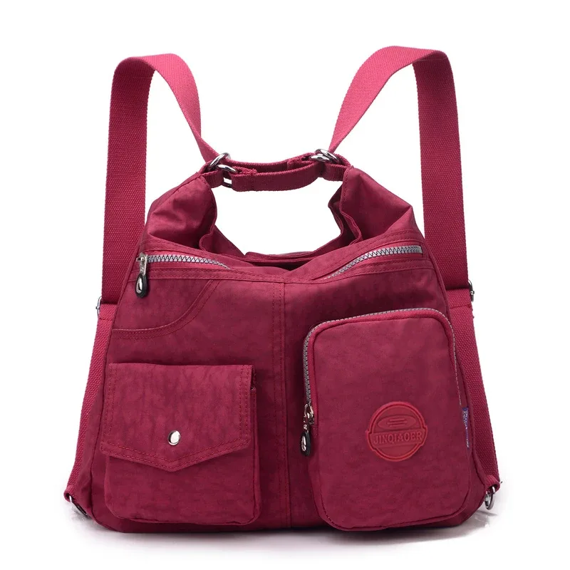 style preppy femmes sac à dos en nylon sacs d'école naturels pour adolescent décontracté femme sacs à bandoulière mochila voyage bookbag sac à dos