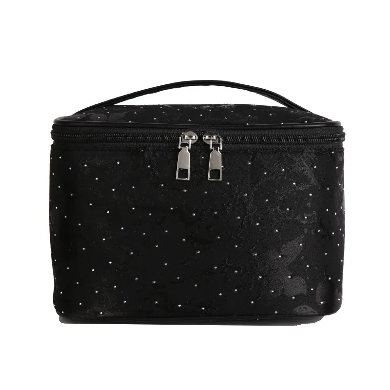 nouvelle mode trousse de maquillage pour femmes portable mignon cosmétique toilette pochette de rangement sac à main grande capacité fermeture éclair trousse de maquillage femme