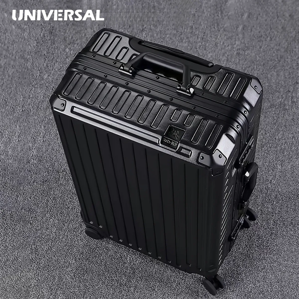 valise little diamond, cadre en aluminium massif, boîte de voyage résistante aux rayures et à l'usure, valise rigide, valise de cabine silencieuse, universelle