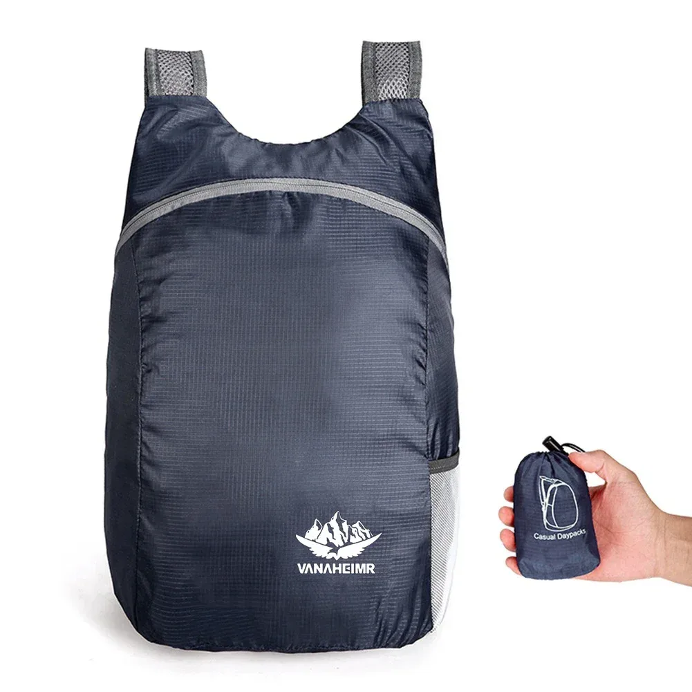 sac à dos pliable léger pour hommes et femmes, sac à dos d'extérieur, sac de sport de voyage, sac de jour de randonnée, livraison, 15l