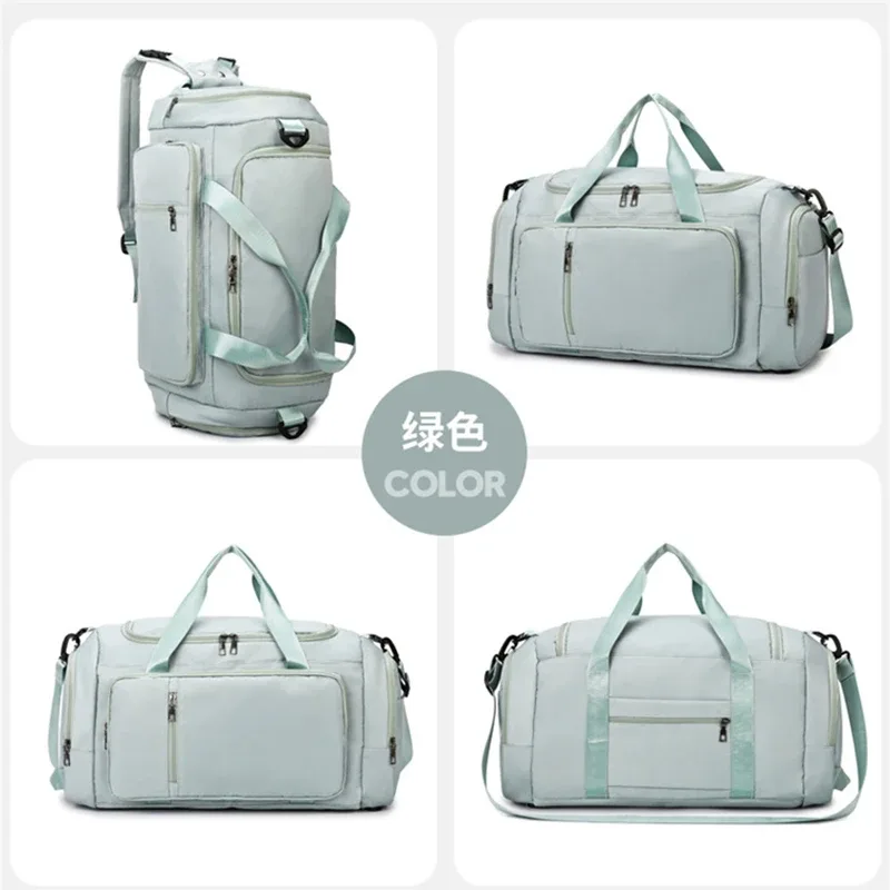 sac à dos multifonction personnalisé avec logo, sac bandoulière pour femme, sac de sport et de fitness pour activités de plein air avec séparation sec/humide