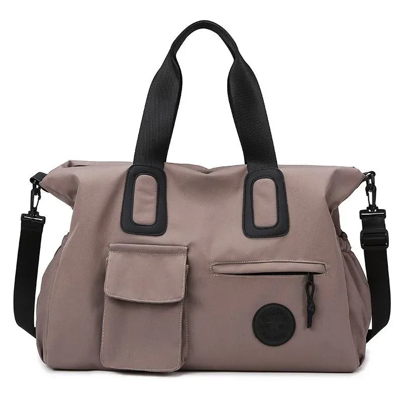 sac de voyage pour femmes, sac fourre-tout de grande capacité, léger et portable, sac de week-end, sac à bandoulière, sac de rangement pour salle de sport et fitness