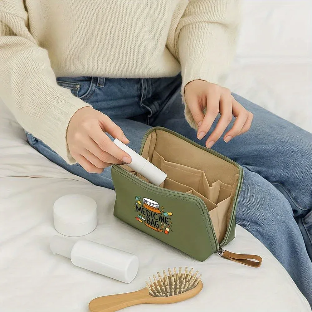 sac de rangement pour étiquettes de médicaments, cadeau compact pour médecin/infirmière, idéal pour l'hôpital, les voyages, les anniversaires ou les cadeaux d'anniversaire de mariage.