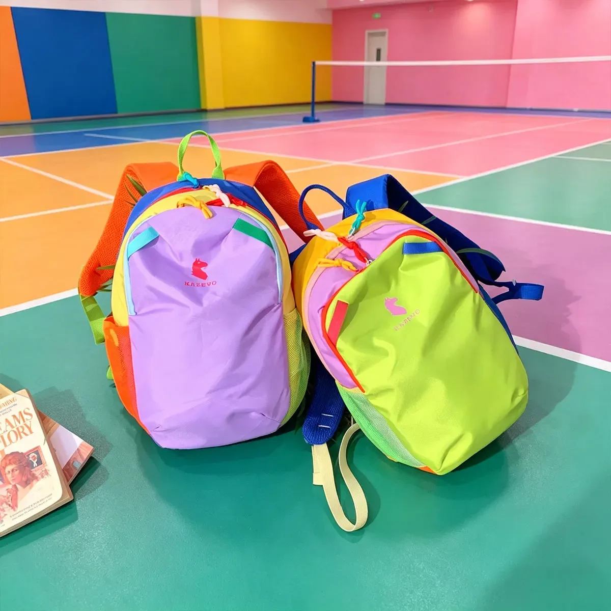 sac à dos de sport tendance style dopamine, en nylon léger, grande capacité, décontracté, pour la randonnée et l'alpinisme