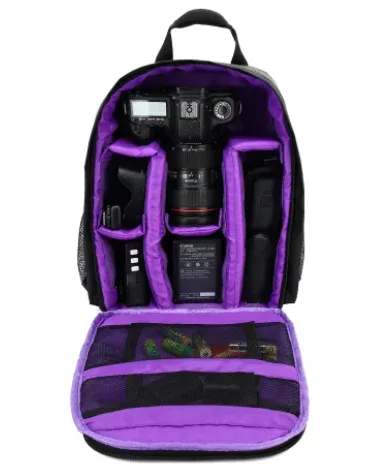 sac à dos pour appareil photo numérique dslr, résistant à l'usure, étanche, multifonctionnel, respirant, pour photographie, boîte