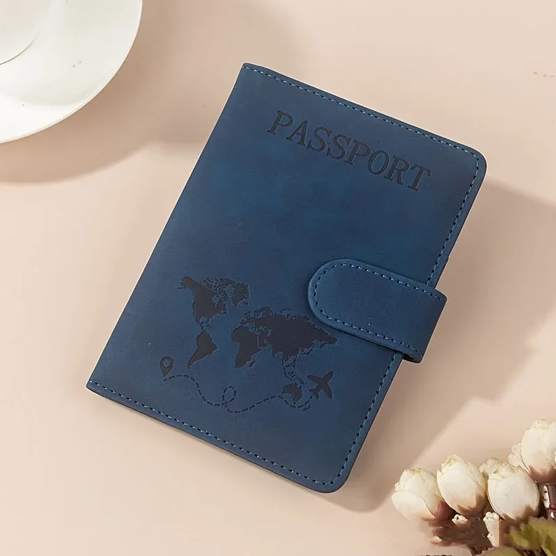 porte-passeport rfid pour voyage femme/homme, joli portefeuille de passeport avec blocage rfid, emplacements pour cartes, étui/porte-passeport rfid, portefeuille de voyage