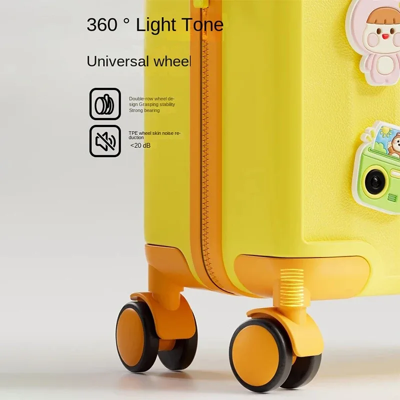 valise à roulettes pour enfants, bagage à main pour petits garçons et filles, cabine de voyage, valise à roulettes, 16 pouces, nouveau, 2025