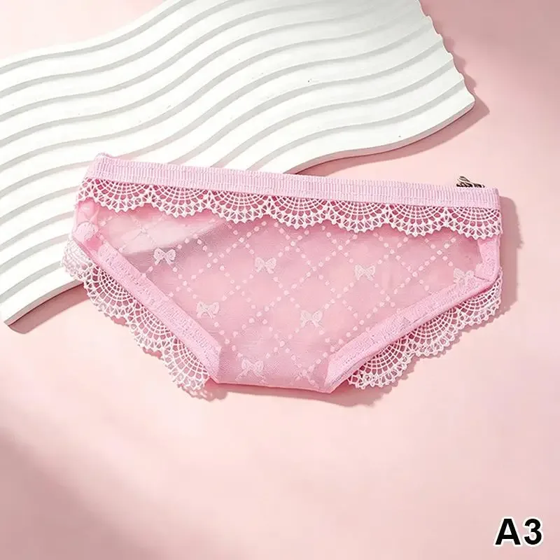 trousse de maquillage transparente en dentelle et résille, forme de sous-vêtement mignon, pochette de rangement pour crayons, quotidien/voyage