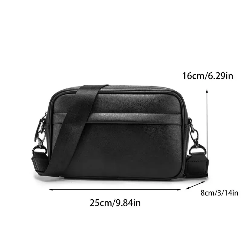 décontracté solide hommes sac à bandoulière sac de messager hommes en cuir pu bandoulière sacs à bandoulière mâle sac à main sacs bandoulière ba