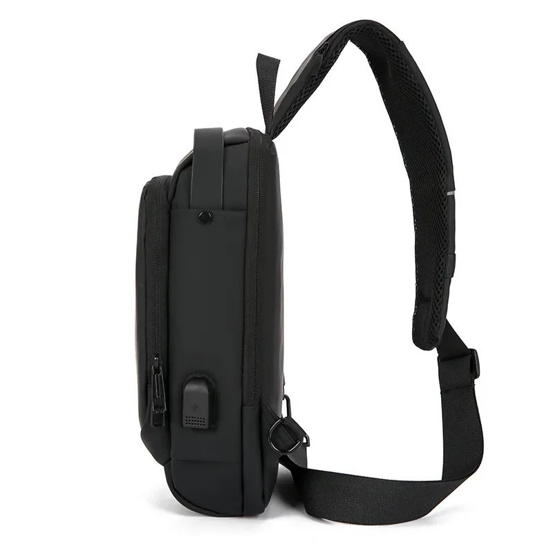 sac à dos de sport pour homme, sac de poitrine décontracté pour voyage, sac de cyclisme antivol, sac banane de course à bandoulière unique