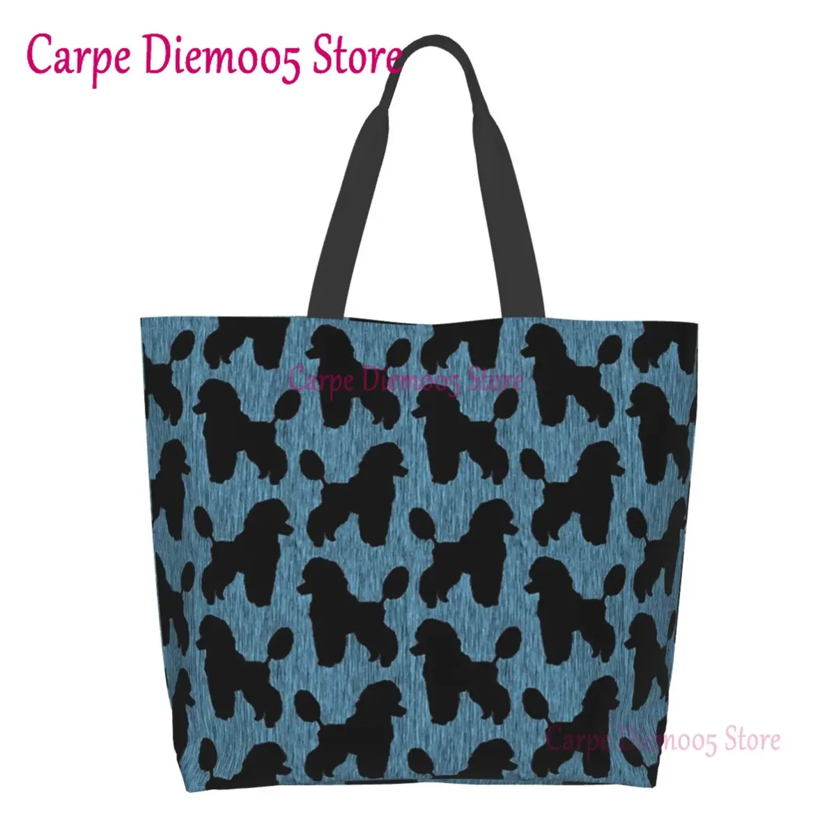 sac fourre-tout grande capacité pour femme, sac à provisions pour femme, sac à pois violets, sac à provisions pour femme