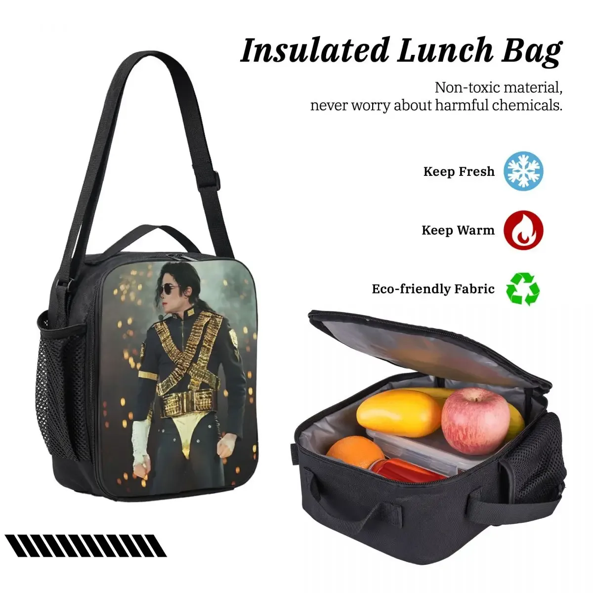 sac à dos 3 pièces/ensemble 261 mj dangerous tour pour étudiant, sac à bandoulière, sac à déjeuner, trousse à crayons