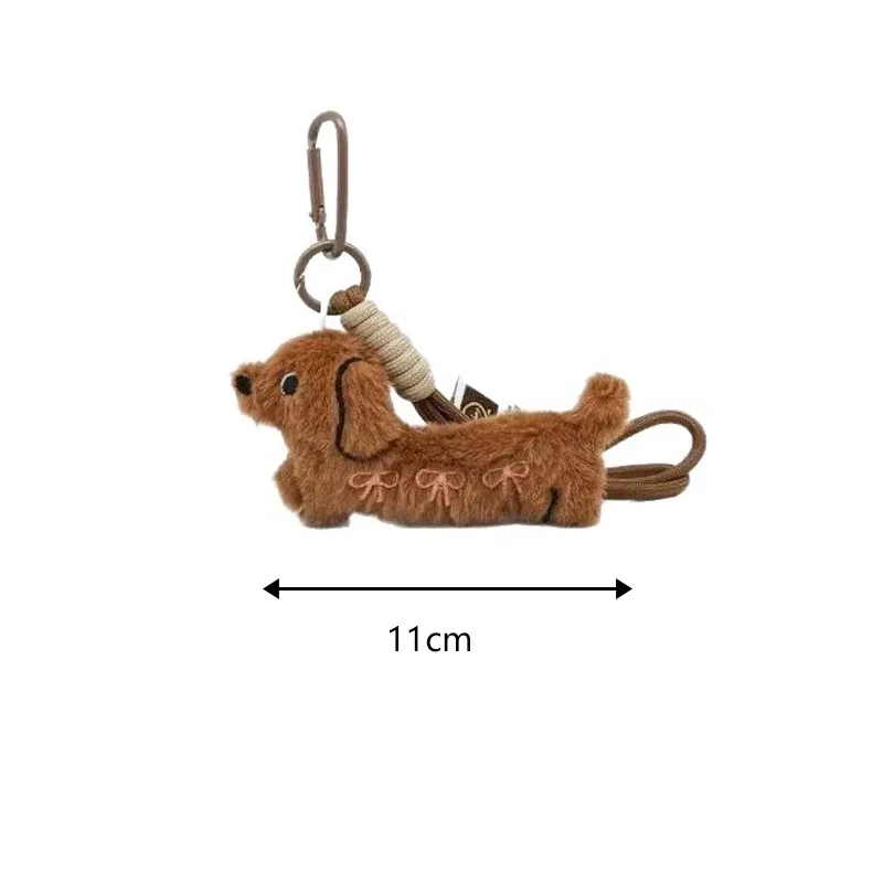 accessoire de sac à dos, pendentif petit chien, rouge à lèvres, décorations de chien, accessoire de rétroviseur, mignon, shopping scolaire