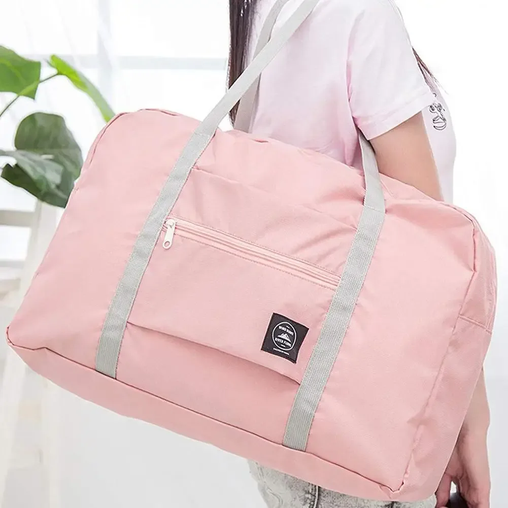 sac de voyage pliable pour femmes, sac de rangement étanche, sac à main portable pour vêtements, sac polochon de voyage pour compagnie aérienne, sac en tissu oxford