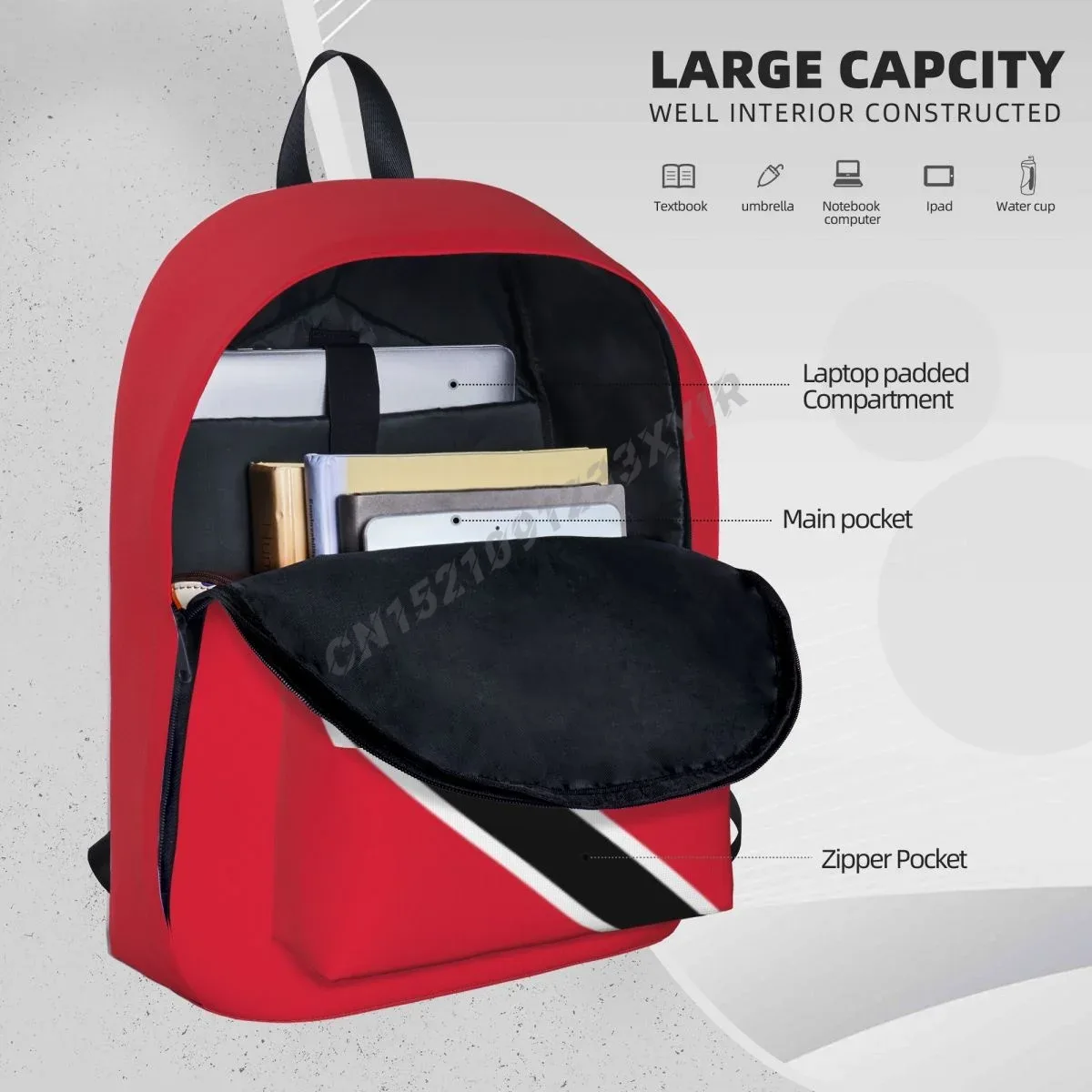 sac à dos unisexe trinidad et migrant il y a, cartable stitch, sacoche pour ordinateur portable, sac de voyage, cadeau mochila