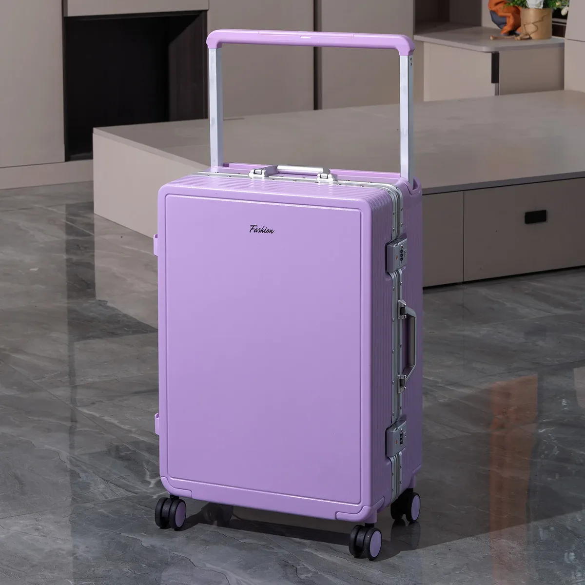 valise à roulettes à poignée large, nouvelle valise de voyage, valise à roulettes pour étudiants, avec serrure à code, multifonctionnelle, grande capacité, roues pivotantes