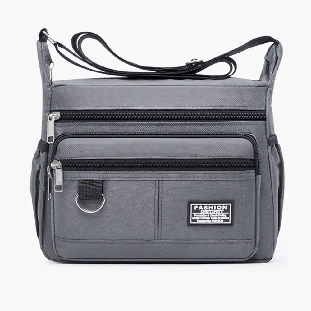 sac à bandoulière multi-poches pour hommes, sacs à une seule initiative, sac de rangement de grande capacité, sac à main à la mode, sacs à bandoulière d'affaires