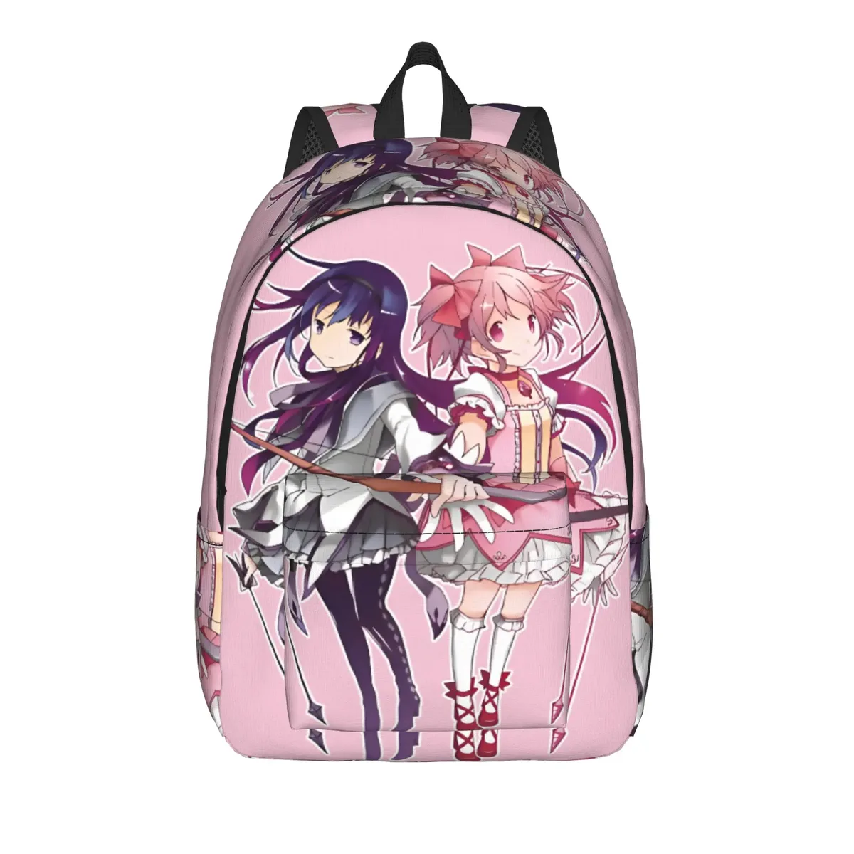 sac à dos homura puella magi madoka magica anime pour étudiants, randonnée, voyage, kyubey, pour hommes et femmes, sacs en toile pour ordinateur portable