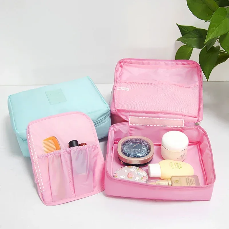 sac de rangement cosmétique portable de luxe pour femme, organisateurs de toilettes, grand, multi-compartiments, lavage, maquillage, poudres, voyage, designer