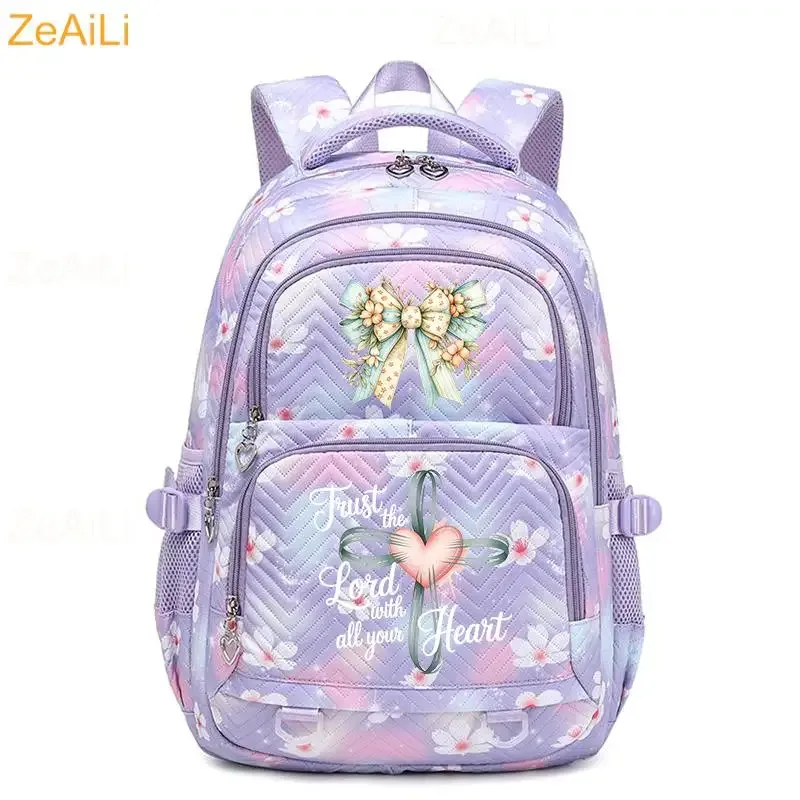 sac à dos imperméable pour femmes, motif libellule et floral, sac de voyage pour adolescentes, cartable pour adolescentes, mochila