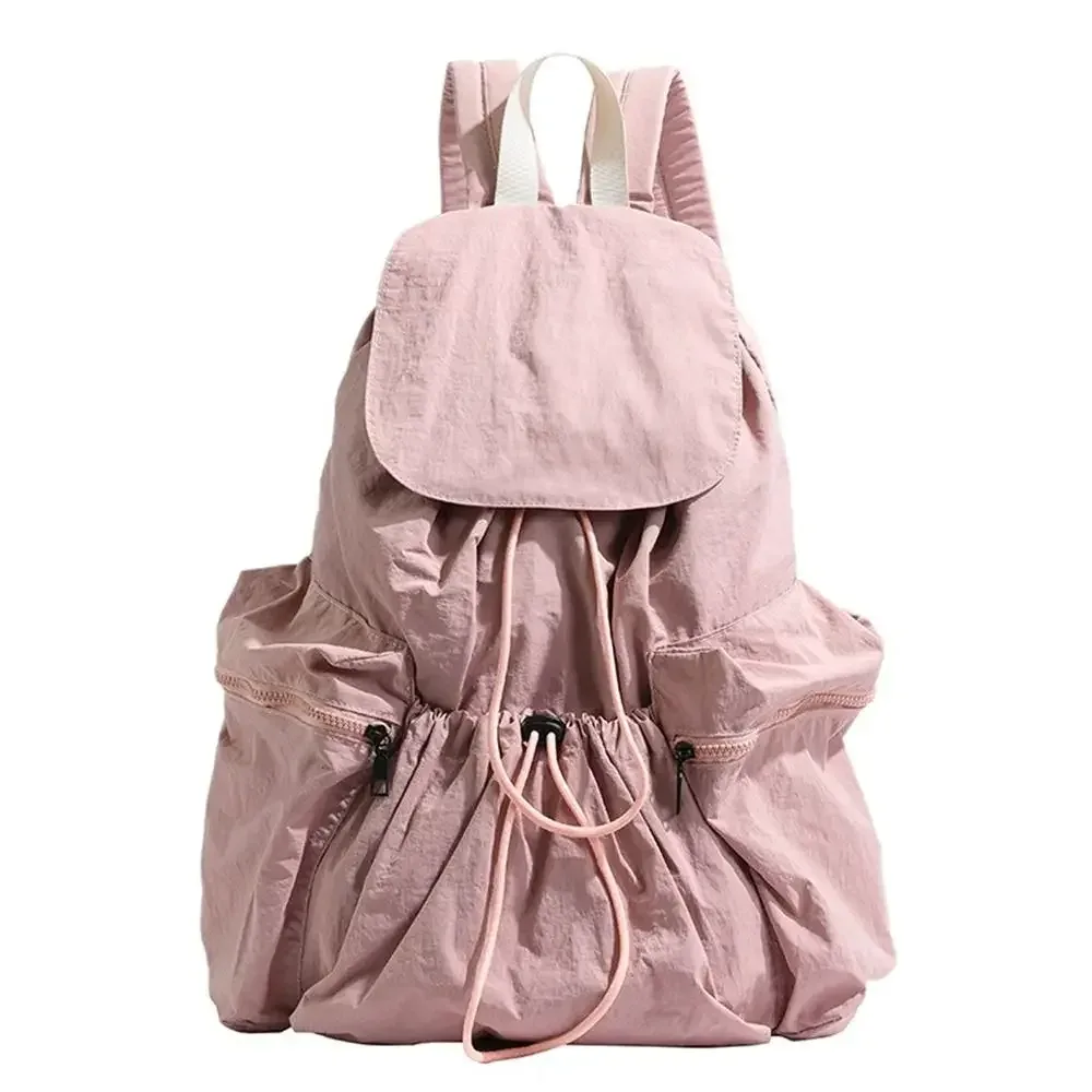 sac à dos wstring de proximité de style coréen, sac en nylon souple léger, sac fourre-tout solide pour documents, sac initié, employé de bureau, possède un design de niche, mignon