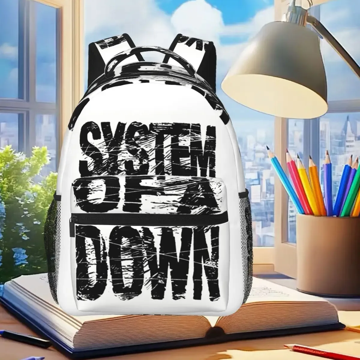 sac à dos rock band system of a down pour étudiants, garçons et filles, sac d'école pour enfants, sacs à bandoulière pour ordinateur portable pour hommes et femmes