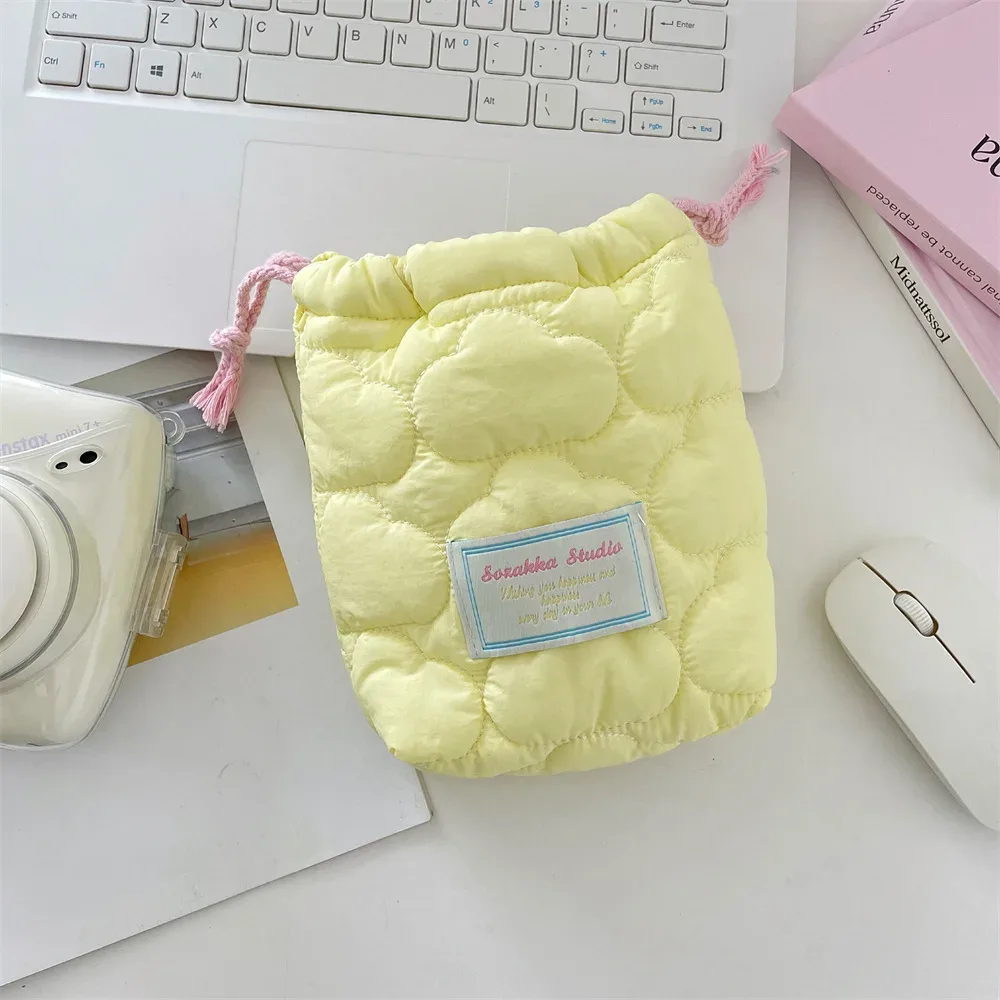 sac à appareil photo anti-rayures avec cordon de serrage, petit sac à main design, sac de rangement pour appareil photo, anti-poussière, anti-chute, petit sac à rouge à lèvres, voyage en plein air