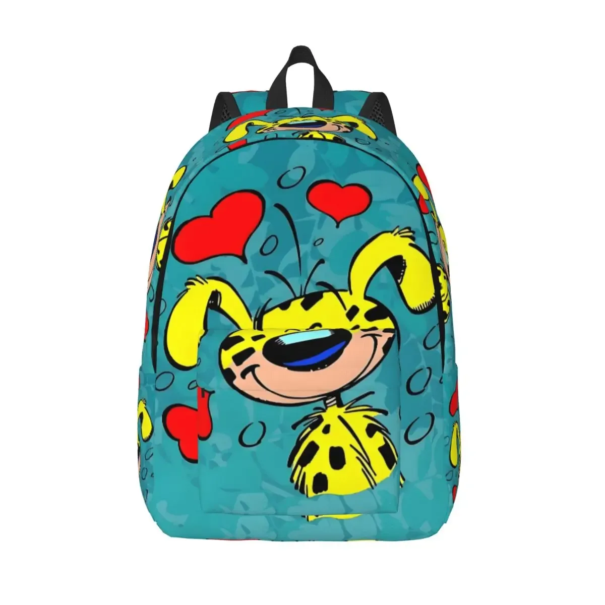 sac à dos en toile de bain familial marsupilami personnalisé pour femmes et hommes, sac à livres décontracté pour l'école et l'université, sacs de personnages de dessins animés