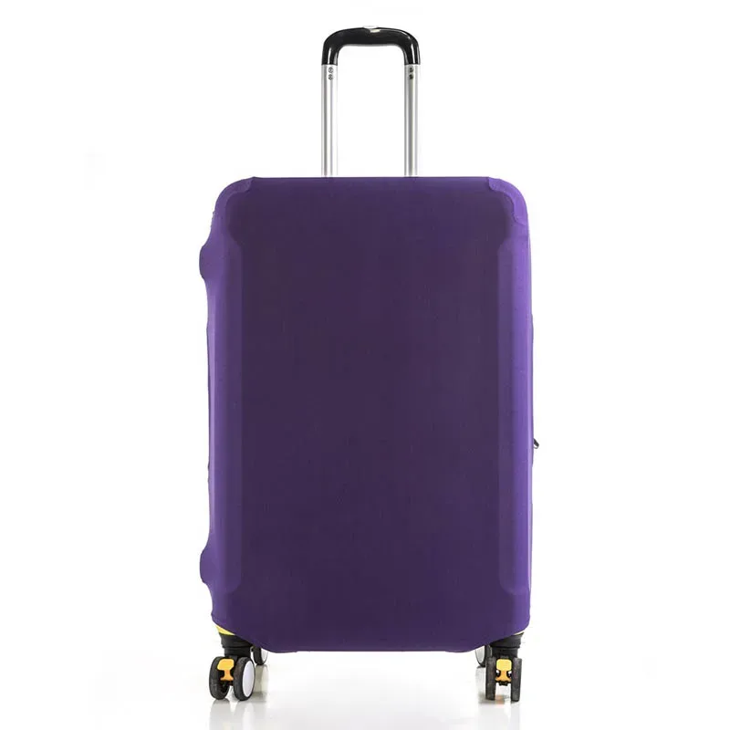 housse de protection pour bagages en tissu extensible, étui anti-poussière pour bagages, adapté à une valise de 18 à 28 pouces, organisateur de voyage