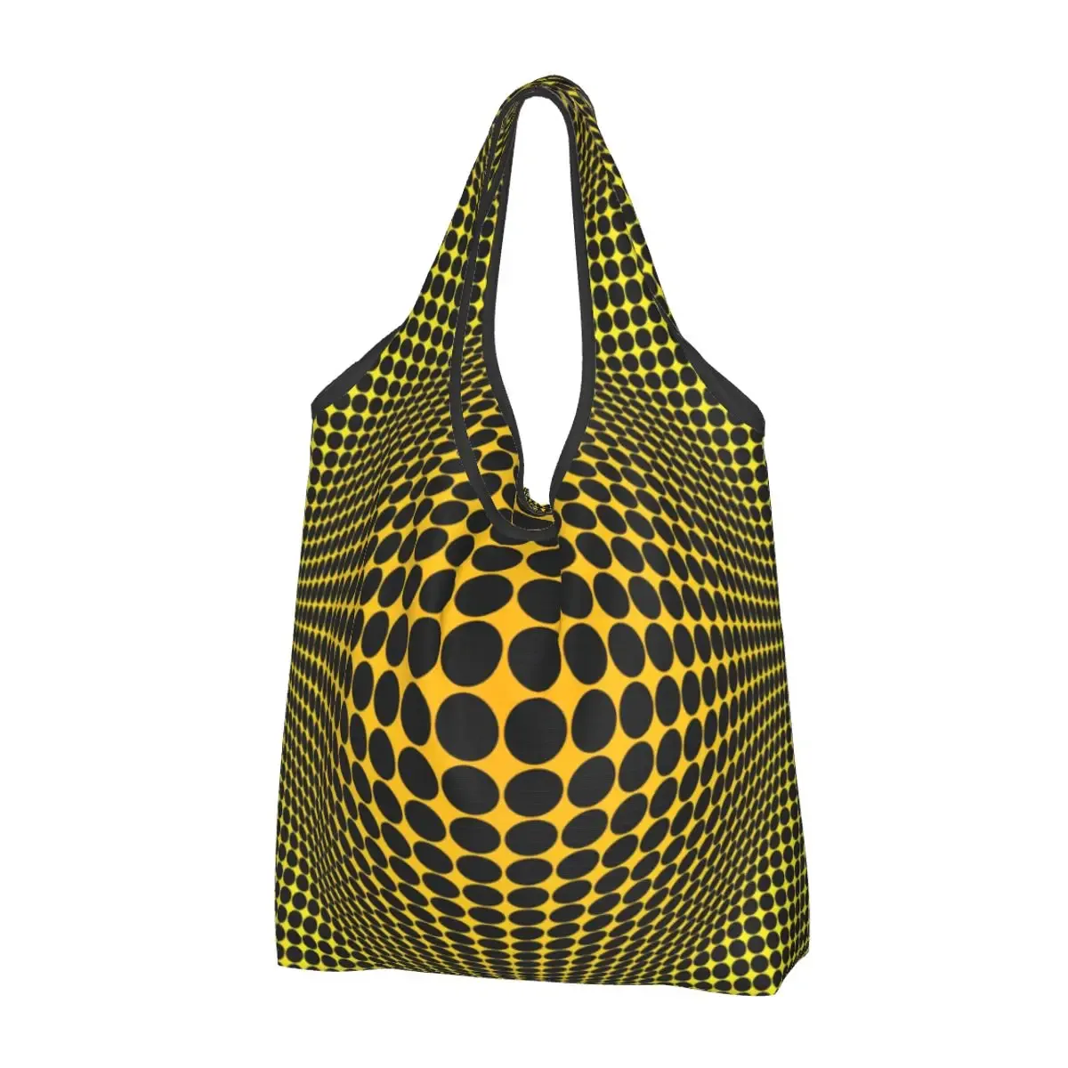 kawaii yayoi kusama art abstrait shopping sacs fourre-tout portable épicerie sac à bandoulière