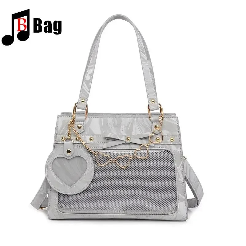 sac d'uniforme de cosplay japonais lolita jk pour femmes, magnifique sac à bandoulière, sac à bandoulière portable, sacs ita pour sous-culture