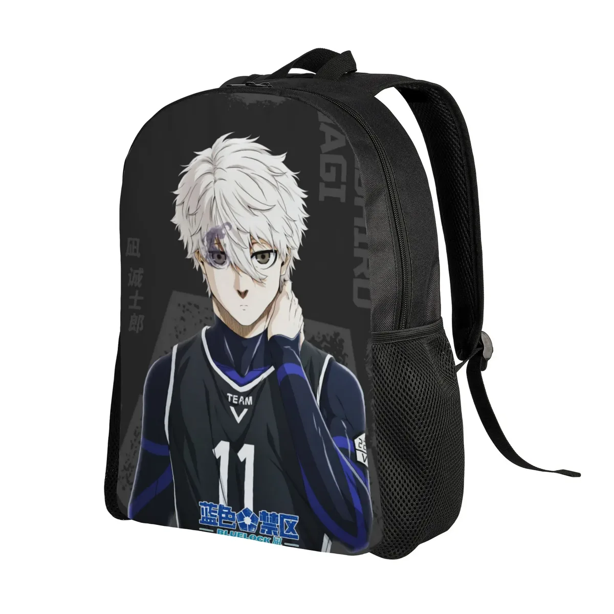 sac à dos anime blue locks pour femmes, sac d'école tendance pour enfants, sac à dos pour ordinateur, sac à dos de voyage pour garçons et filles