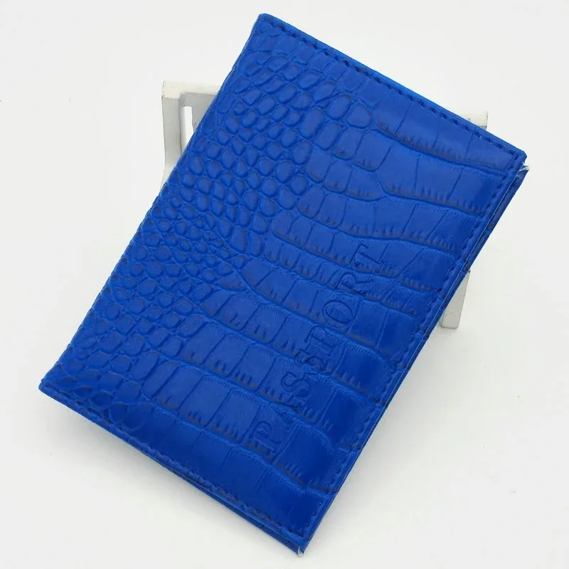 étui de passeport à motif crocodile, porte-carte d'identité pour filles et garçons, étui de voyage pour billets et passeports