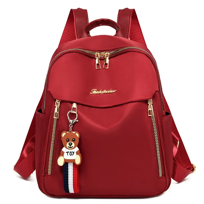 nouveau sac à dos simple pour femmes, à la mode, polyvalent, décontracté, grande capacité, niche, double épaule, pour dames