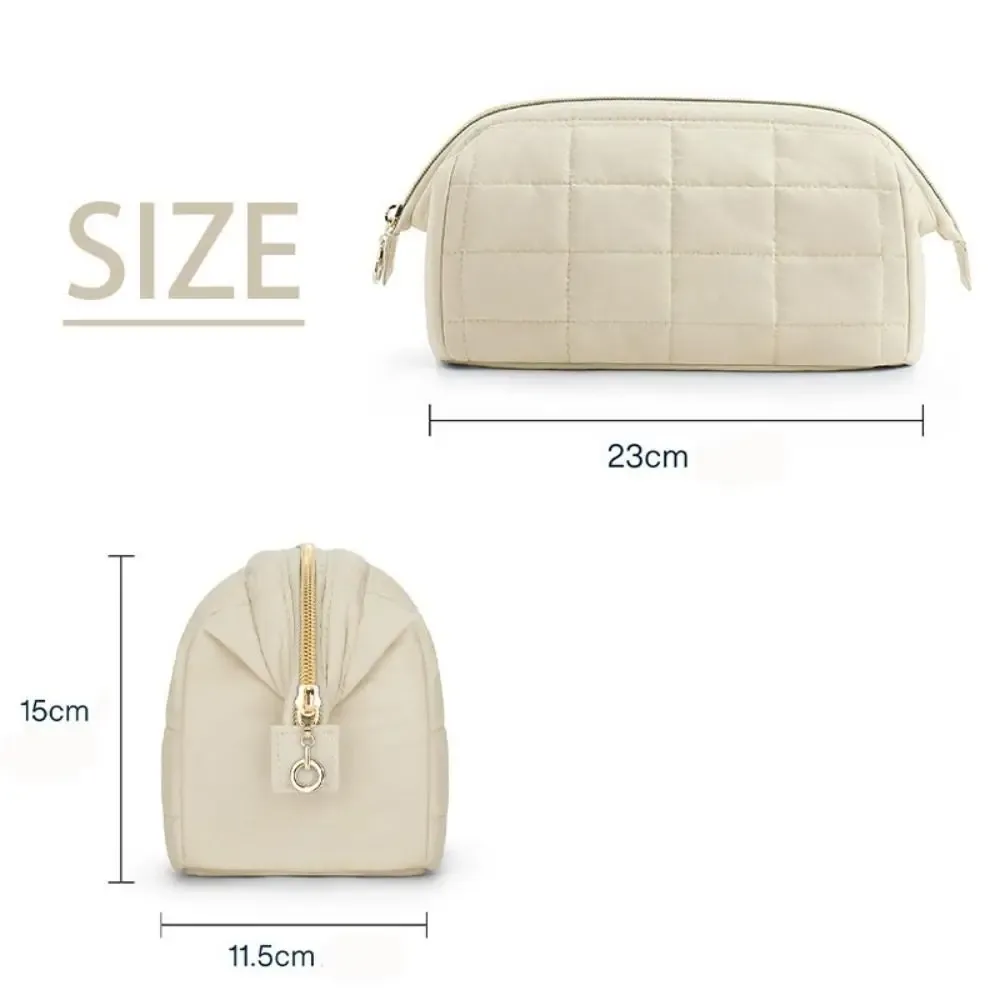 trousse à cosmétiques de voyage grande capacité pour femme, trousse de maquillage large ouverte, trousse de maquillage rembourrée, trousse de toilette solide, document gonflé