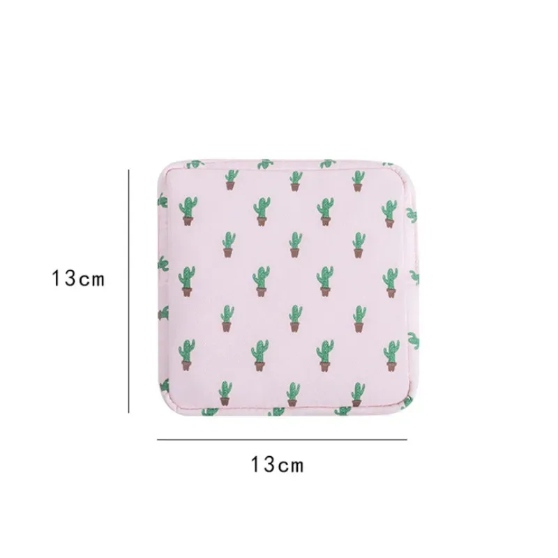 trousse polyester fleurs roses voyage cosmétiques maquillage femmes format carré motif cactus gris ours marbré