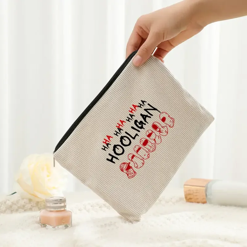 trousse de toilette en velours côtelé pour femmes, sac de rangement léger multifonctionnel, haha album arirang 2.0 world tour 2026, cadeau pour fans de kpop