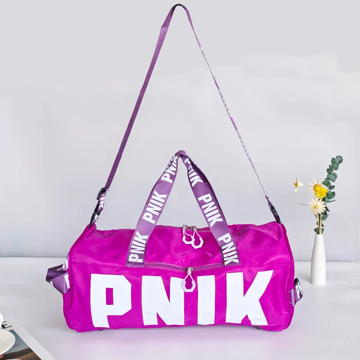nouveau sac de voyage, sac de sport, sac de fitness pour hommes et femmes, sac à bandoulière portable imprimé, sac à bandoulière, rangement de grande capacité