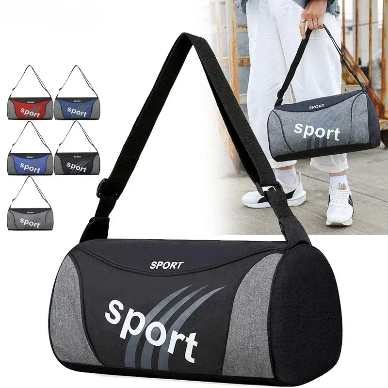 sac de sport unisexe pour femmes et hommes, sac à dos d'extérieur à bandoulière, polochon personnalisé, voyage de nuit, sac de sport de yoga
