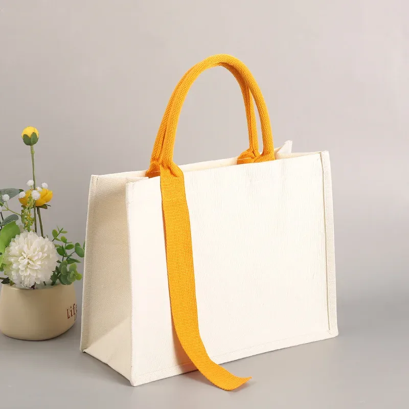 sac en toile portable tridimensionnel personnalisé pour femmes shopping travail école et voyage nouveau style sac fourre-tout simple et à la mode