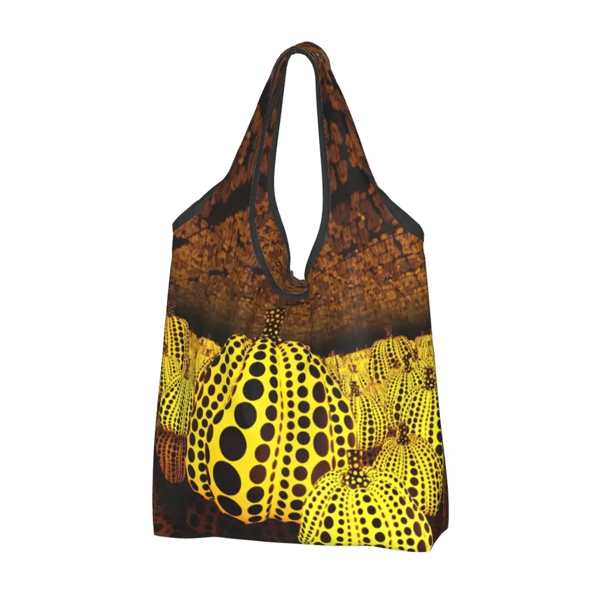 kawaii yayoi kusama art abstrait shopping sacs fourre-tout portable épicerie sac à bandoulière