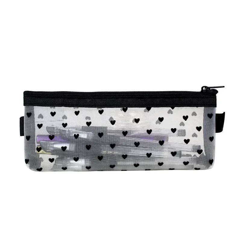 étui de voyage pour pinceaux de maquillage, trousse de toilette cosmétique, organisateur pour hommes et femmes, outils de beauté, pochette en maille à fermeture éclair, accessoires de rangement de lavage