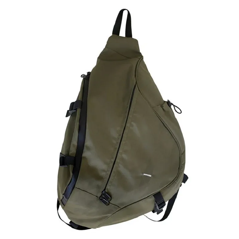 sac de poitrine pour hommes de grande capacité, sac à bandoulière unisexe de voyage hip hop décontracté, sac à bandoulière de rangement en nylon de haute qualité, livraison gratuite