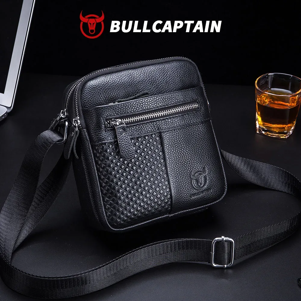 sac à bandoulière en cuir véritable pour homme bullcapatin, sac messager, sacoche, sac à main, sac de voyage