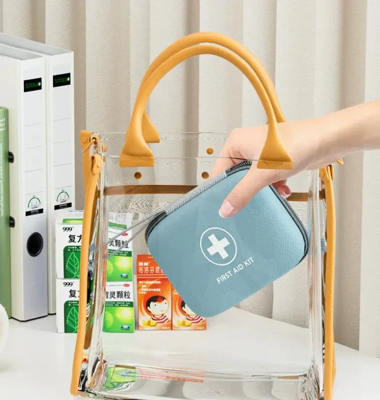 nouvelle trousse de rangement pour fournitures médicales en eva rigide, trousse de premiers soins essentielle pour les voyages, boîte de rangement pour fournitures de soins à domicile