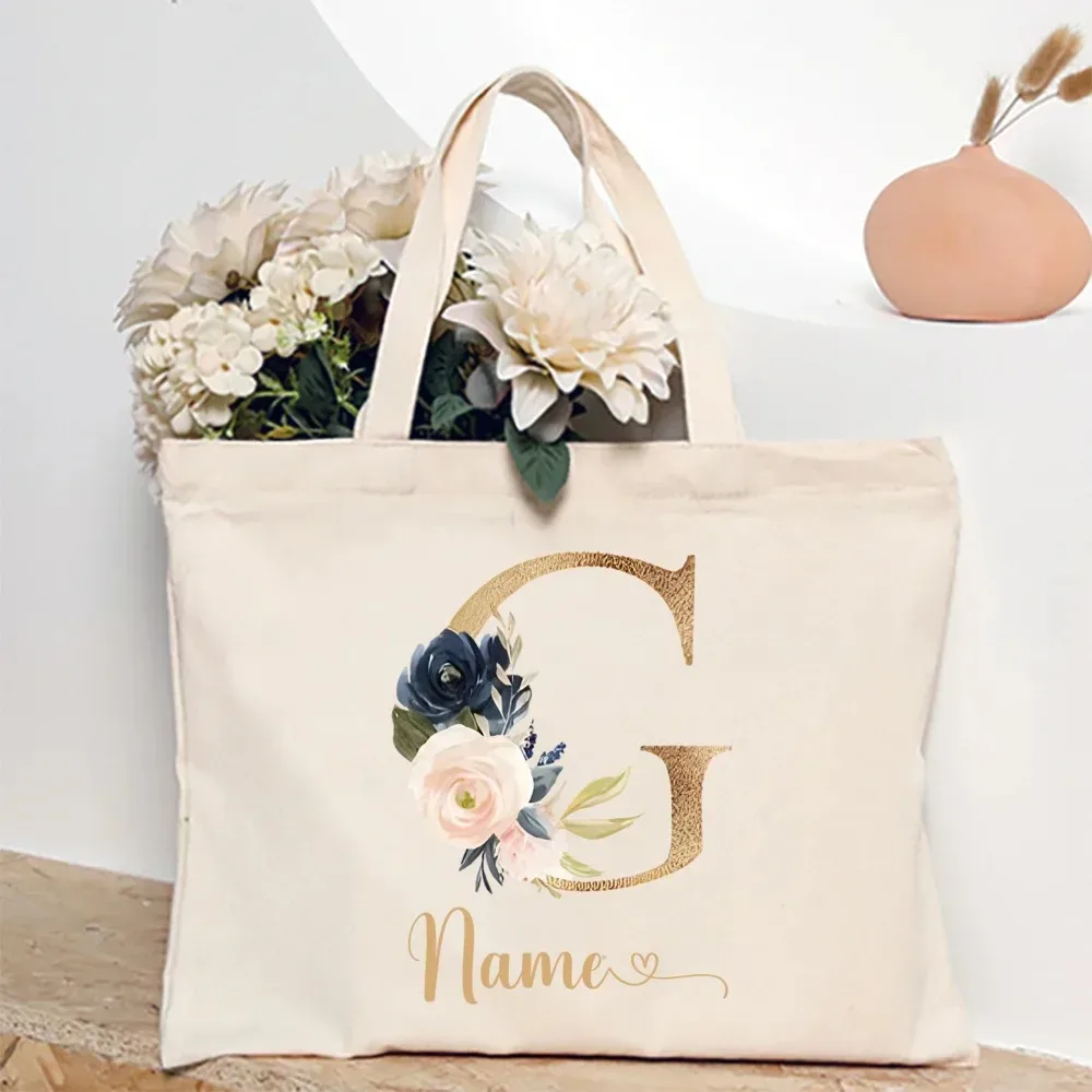 sac fourre-tout personnalisé pour demoiselle d'honneur avec initiales et nom, sac à bandoulière, sac de fête de bachelorette, sac à main de mariée, cadeau pour elle