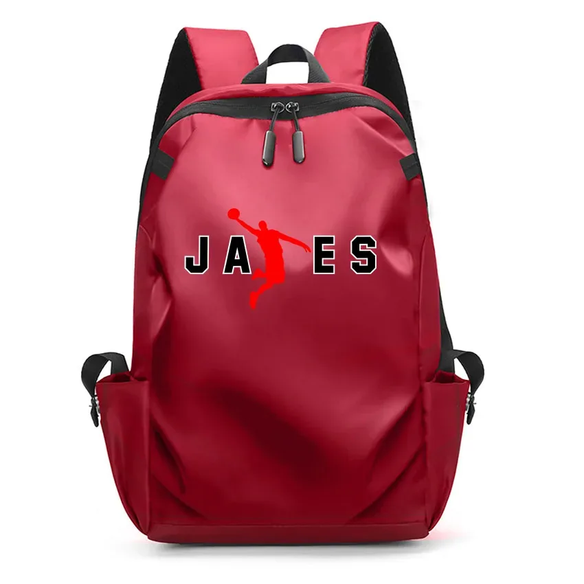 sac à dos en toile imprimée avec motif de lettre et numéro 23, sac d'école pour étudiants, sac à dos pour ordinateur portable, grande capacité, mode garçon et fille, albanes
